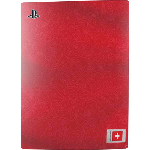 Switzerland Soccer Flag PS5 Digital Edition Console Skin